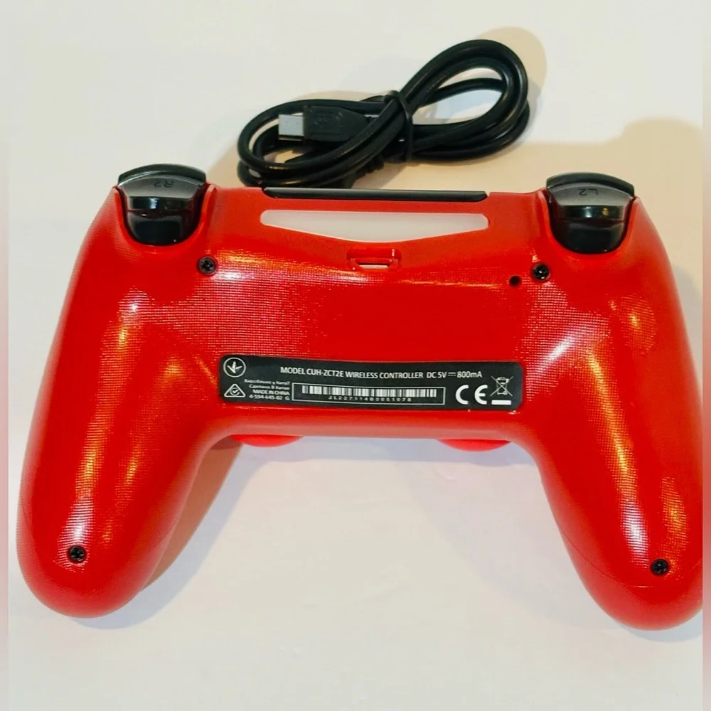 Wireless Replacement Controller for PS4 Red Brand New